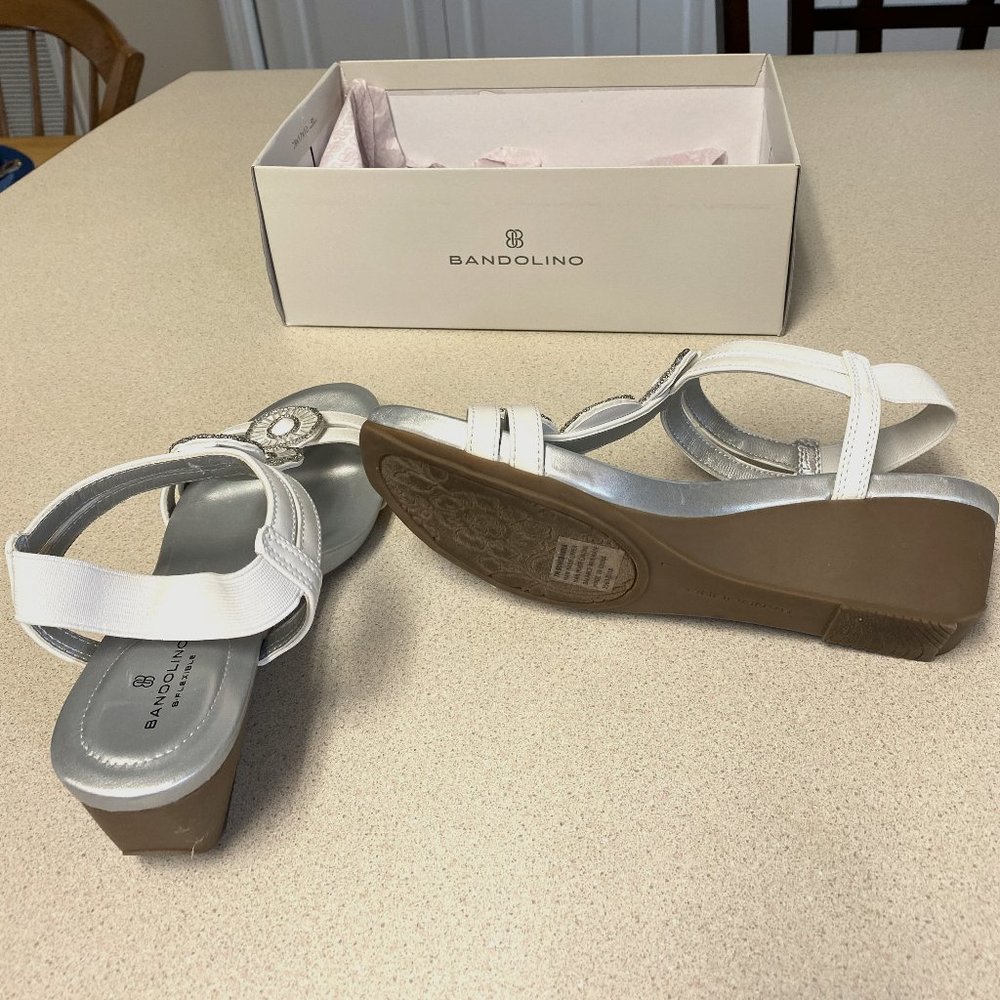 Bandolino Sandals - Size 7.5 - White